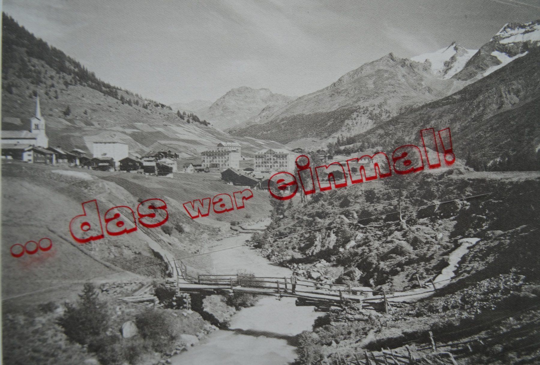 Cartoline postali: Wallis  Saas-Fee anno 1898 – Usato da Safnern venduto da Wstussi