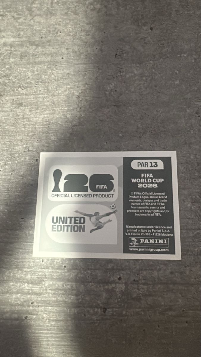 Panini Carte collezionabili: PAR 13 , FIFA WORLD CUP 2026 – Nuovo (secondo la descrizione) da Frauenfeld venduto da 1PegPeg1 1