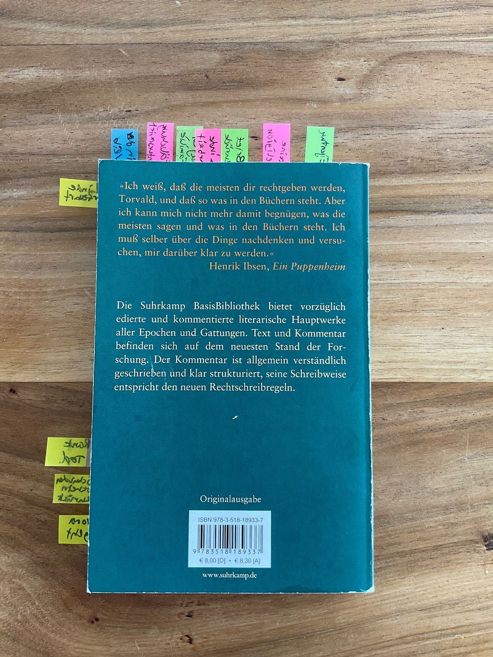 Livres: Nora oder Ein Puppenheim Henrik Ibsen Deutschbuch – D'occasion à Oberuzwil par Harrison1 1