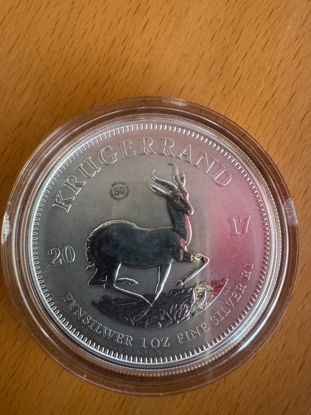 Alle Münzen: Silber Krügerrand 1oz 2017 - 50th Anniversary – Neu und originalverpackt aus Birsfelden von Berg41_7