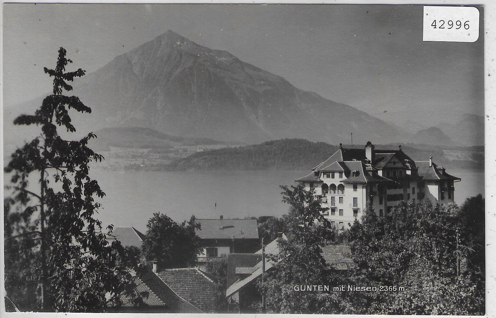 Cartoline postali: Gunten - Park-Hotel – Usato da Ettingen venduto da Kartenplanet