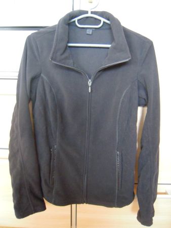 Fleecepullover schwarz von Tchibo Gr 36