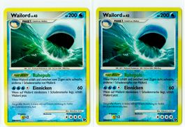 Wailord Rare & Reverse Holo 30