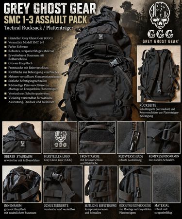 Grey Ghost Gear SMC 1–3 Assault Pack