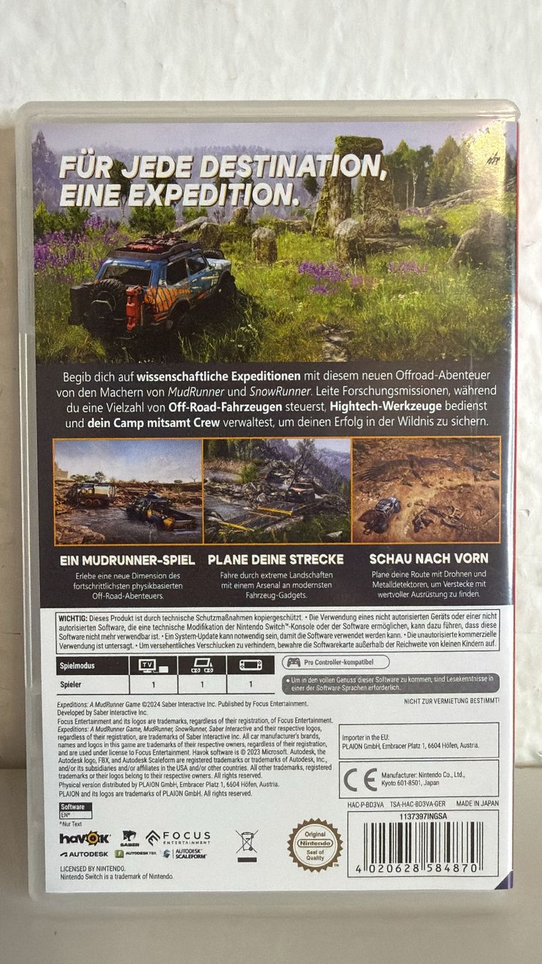 Giochi: Spiel Expeditions A Mudrunner Game Nintendo Switch  – Usato da Ehrendingen venduto da lax21 1