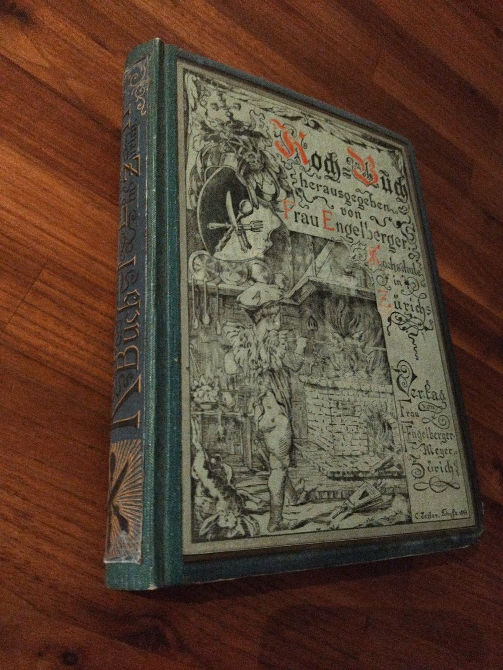 Bücher: Kochbuch antik Engelberg 1893 – Gebraucht aus Felben-Wellhausen von bananajoe8474 1
