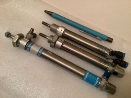 3 FESTO Pneumatik Zylinder Ø 16mm inkl. Drosselventil, NEU