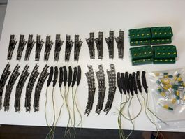 Minitrix Weichen Spur N z.T. mit Automat