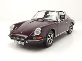 Porsche 911 E Targa 1969 violett / schwarz    1:18 von NOREV