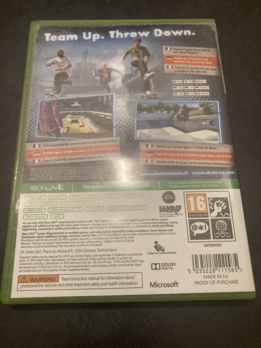 Microsoft Spiele: X Box 360 Game Classic Skate – Gebraucht aus Ins von teamfairerdeal 1