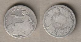 1/2 Franken 1850 sitzende Helvetia