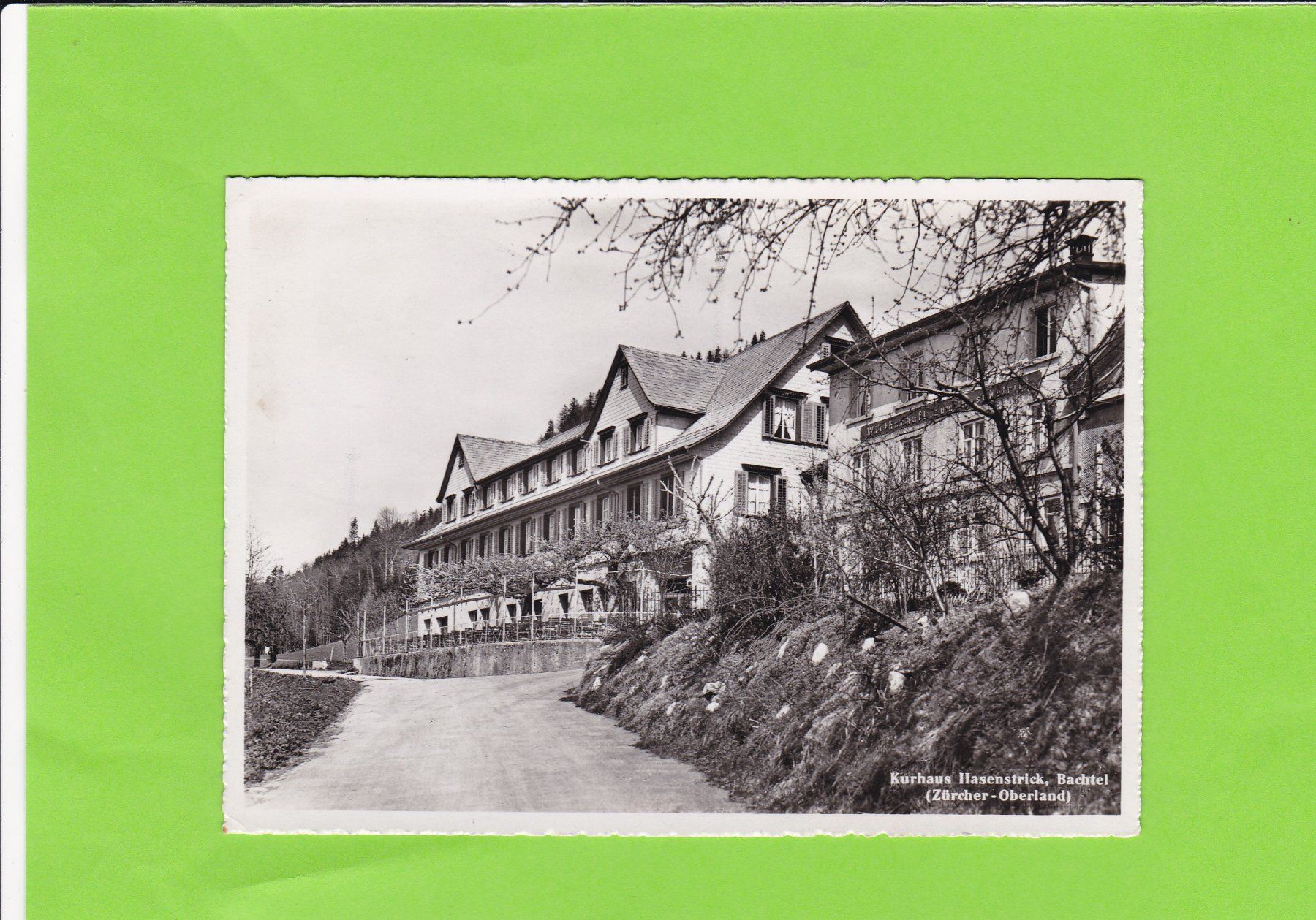 Cartoline postali: Kurhaus Hasenstrick, Bachtel – Usato da St. Peterzell venduto da neckertal