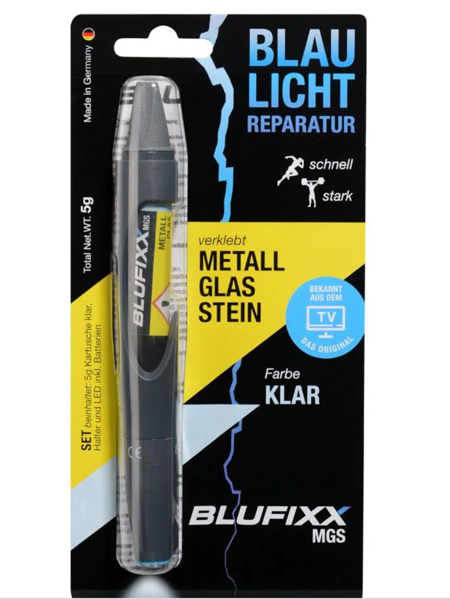 Glue Blufixx Reparaturstift Metall/Glas/Stein, Transparent (Neu und ...
