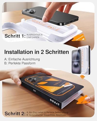 Covers & Schutzfolien: 2 Pack CrystaShield Klarheit iPhone 16 Panzerglas 9H Face – Neu und originalverpackt aus Hundwil von pac_6jh8 4