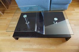 Table de salon en verre moderne