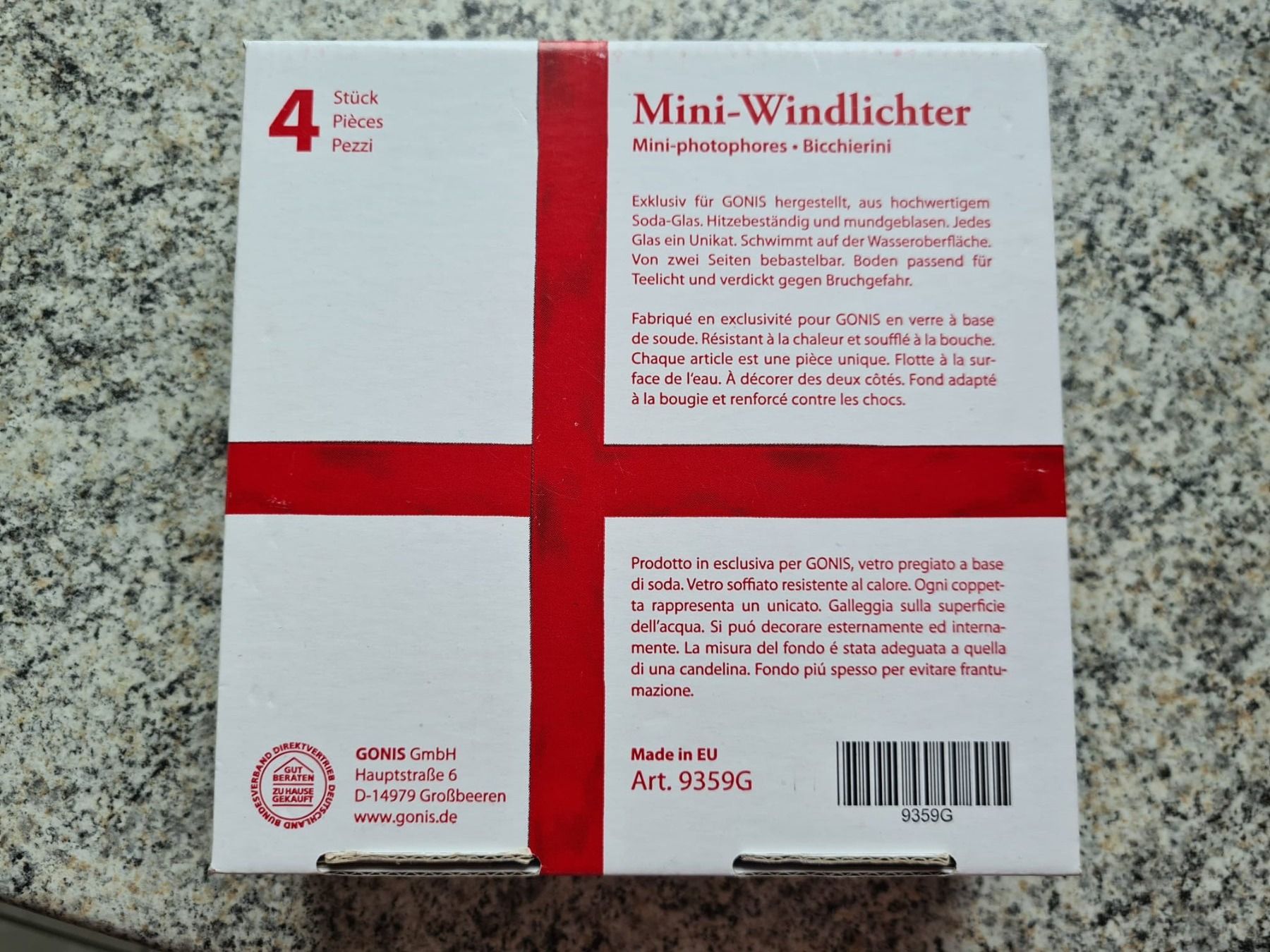 Toutes les décorations: Windlichter von GONIS (mini) – Neuf avec emballage d'origine à Eigenthal par Schwaegi0 1
