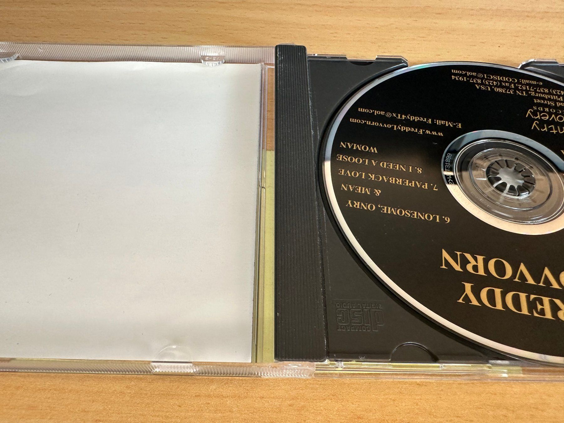 CD: Freddy Lovvorn - Once An Angel – Usato da Rikon im Tösstal venduto da Alpenmutz 2