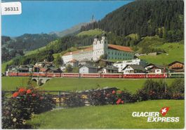 Glacier Express bei Disentis