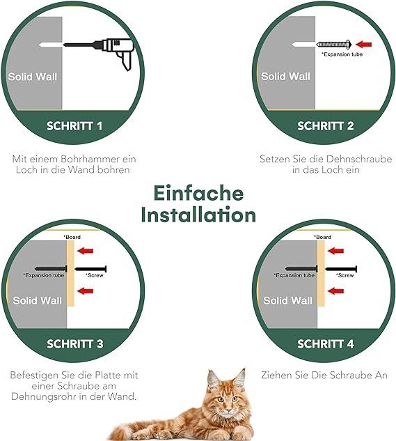 Tiragraffi: Katzen Klettern Wall Lounge mit Leiter – Nuovo e nell'imballaggio originale da Oberentfelden venduto da Sch_md58 3