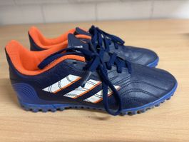 Adidas Fussballschuhe Copa blau orange Grösse 37 1/3 Kinder 