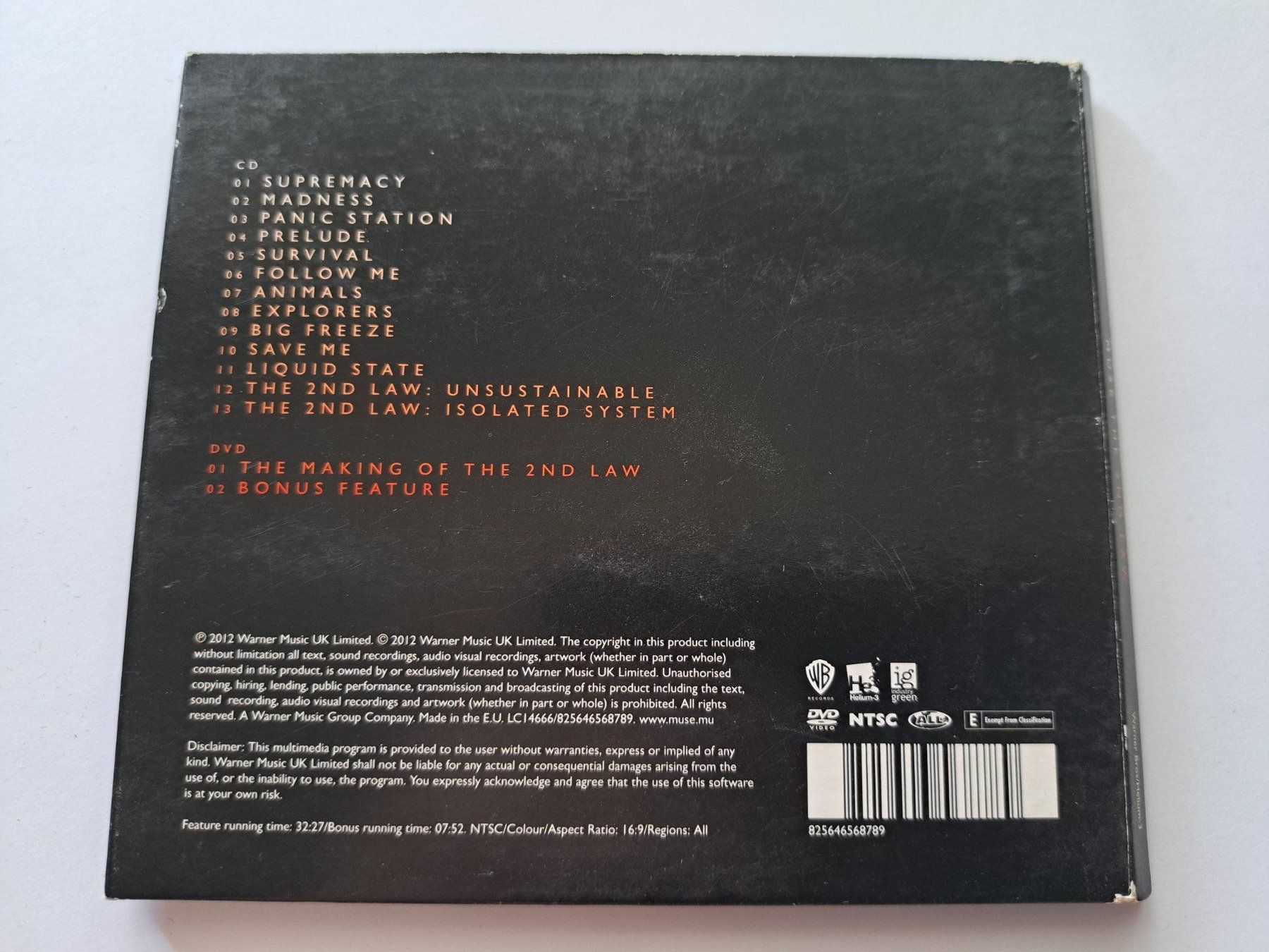CDs: Cd Muse - Second Law – D'occasion à Pully par bro_n52j 1