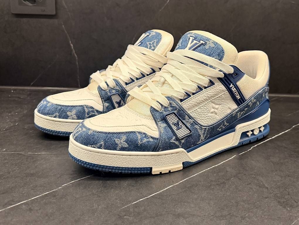 Scarpe da uomo: Louis Vuitton LV Trainer Sneaker  Blau – Usato da Buchs SG venduto da Sandro_bier