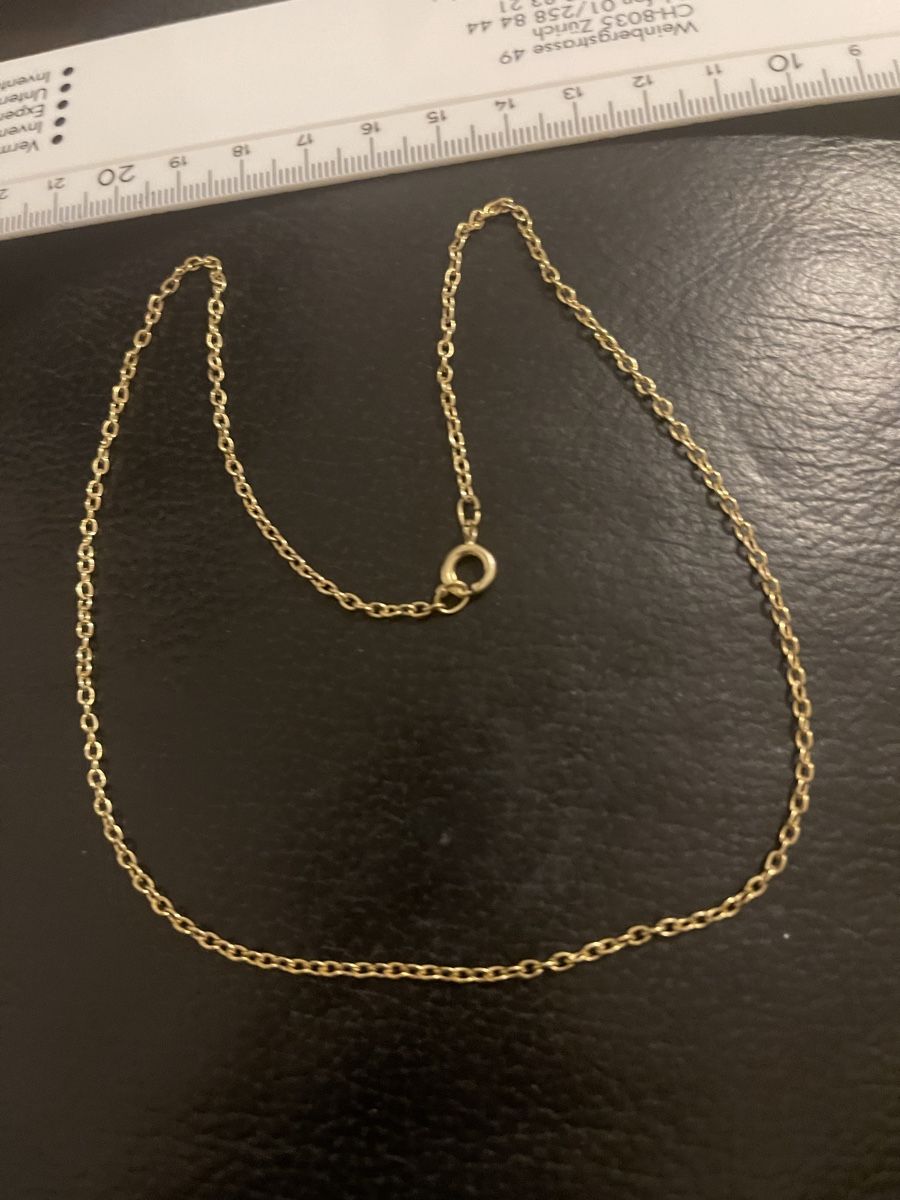 Ketten: Collier doré vintage 42 cm unisexes  – Gebraucht aus Kloten von Vermicelles 3