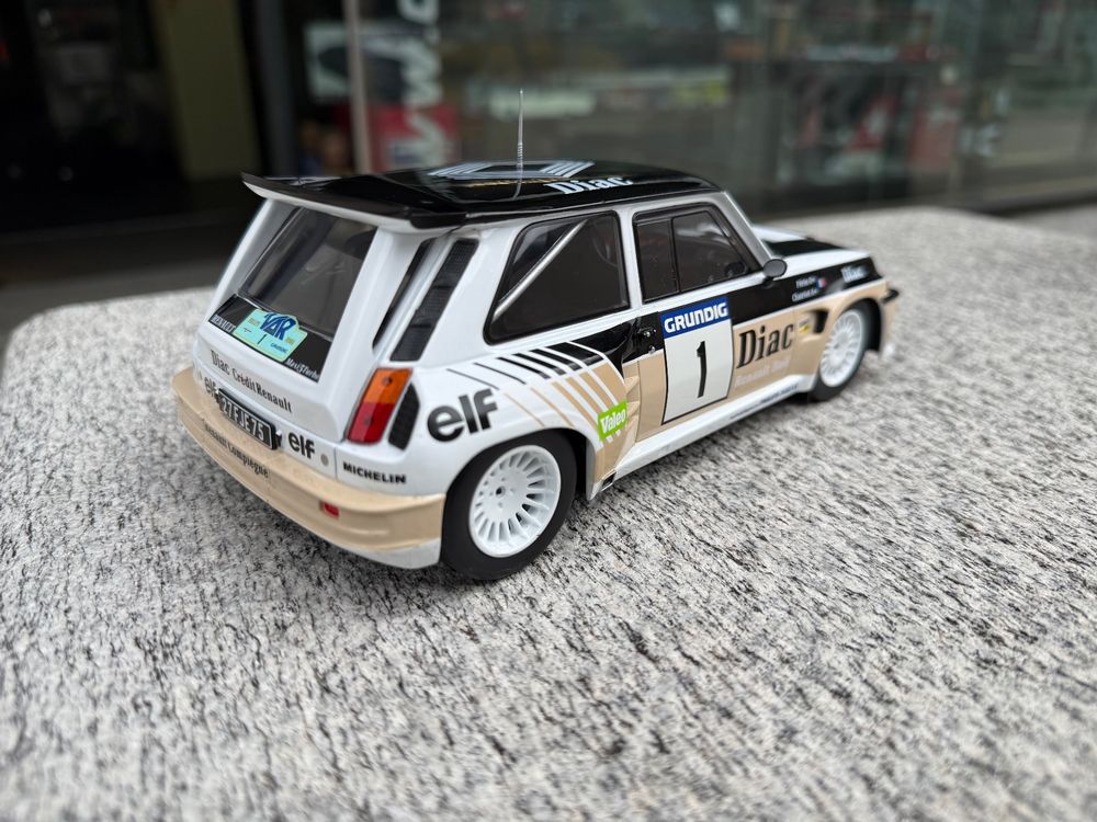 1:18 Auto Renault 5 Maxi Turbo Rally Périn Chariot (Usato) a Chiasso