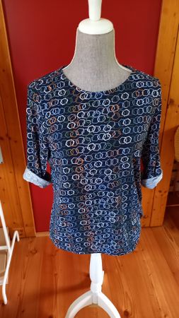 Kenny S. Damen Shirt dunkelblau Grösse 40