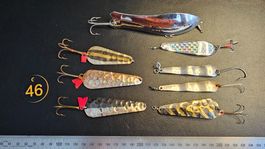8 Marken-Blinker fürs Spinnfischen – Hecht Egli Forelle