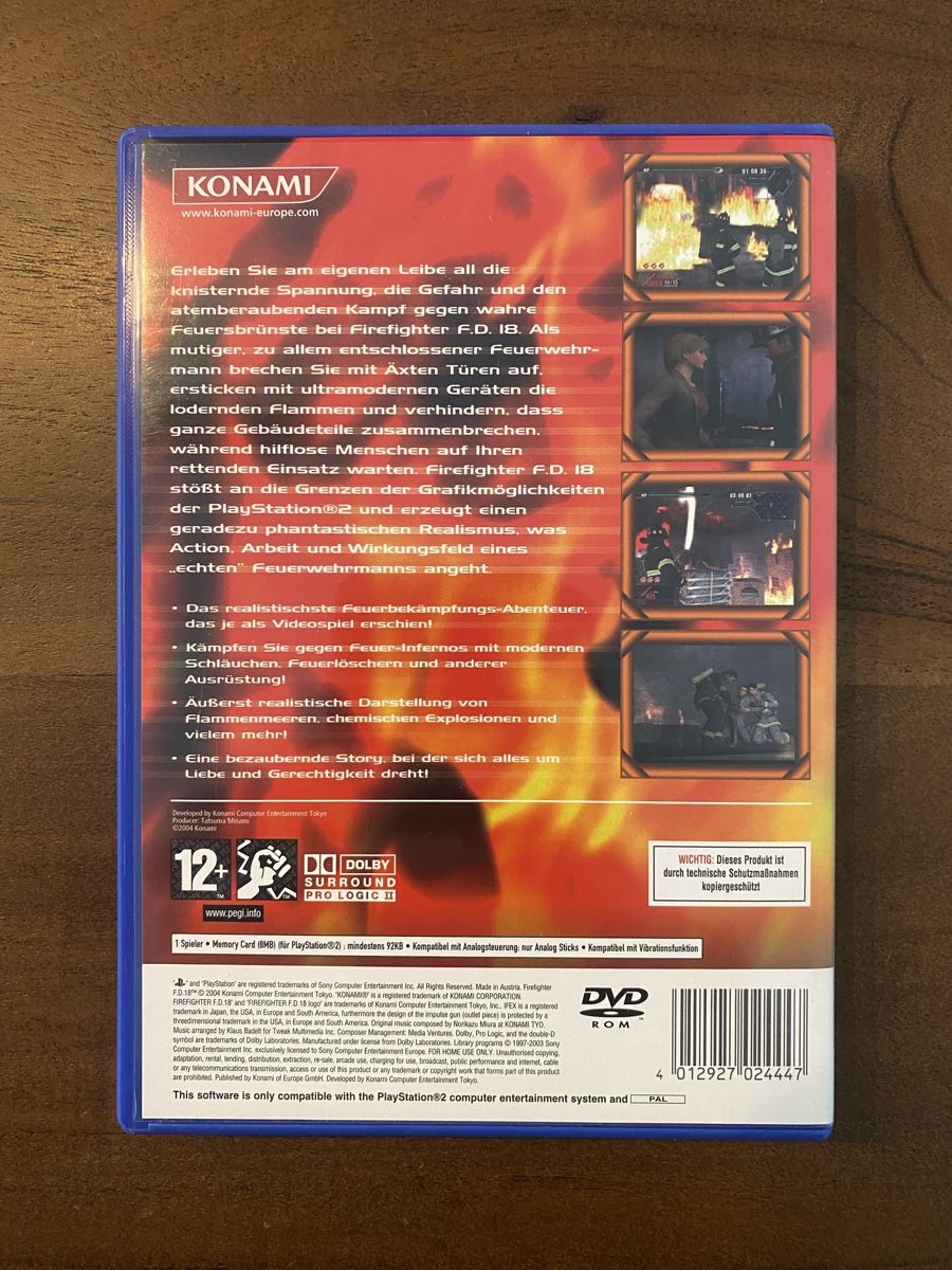 Sony Giochi: Firefighter F.D. 18 für PS2 – Usato da Thunstetten venduto da Virus_33 2