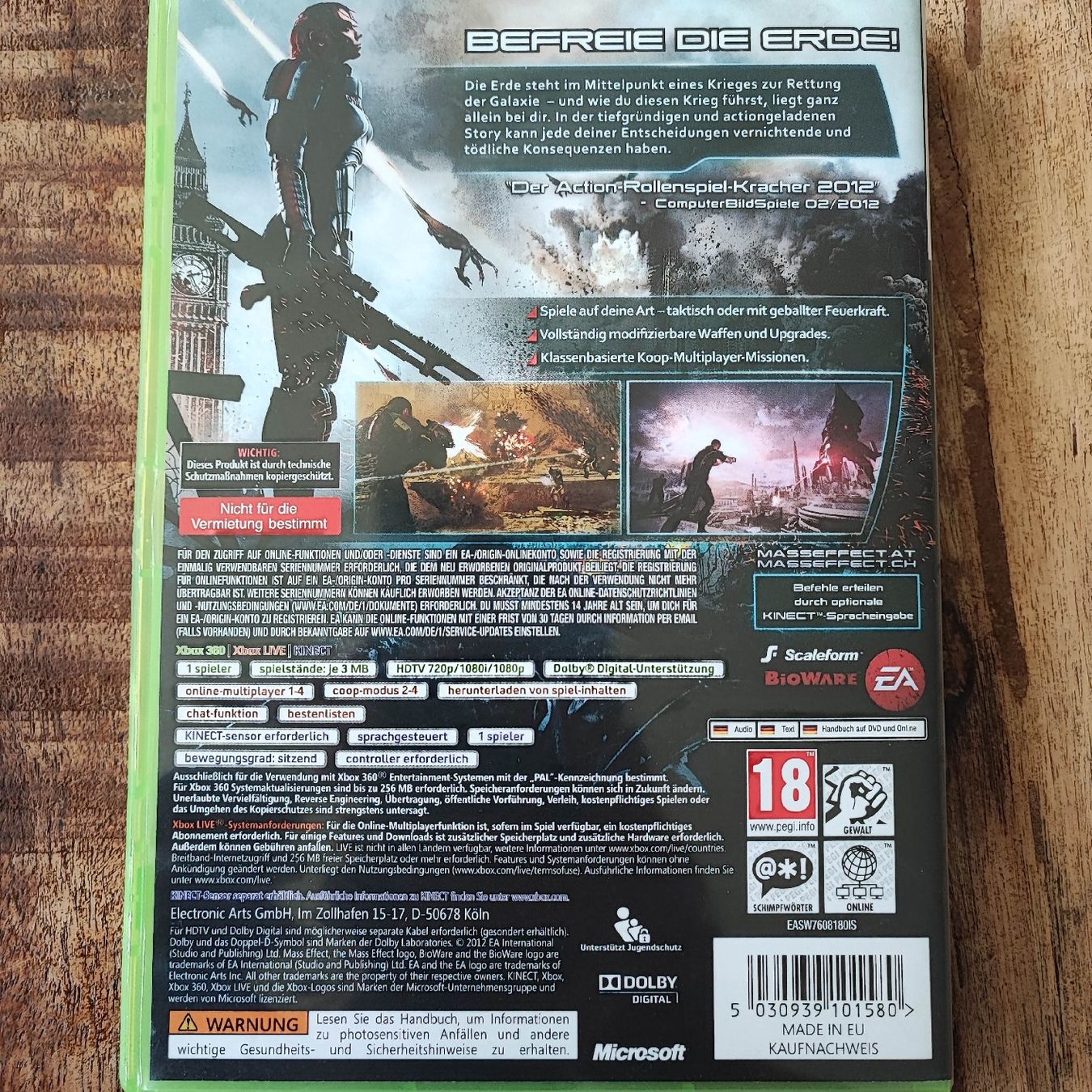 Microsoft Giochi: Mass Effect 3 - Xbox 360 - Top Zustand - Sci-Fi Action – Usato da Dübendorf venduto da kb86_MOVIE 1