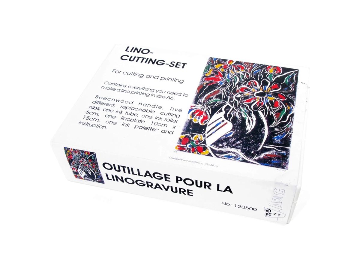 Alle Werkzeuge: Linolschnitt Set Linol Linoldruck – Neu und originalverpackt aus zollikon von Racher-Shop 1