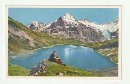 Ansichtskarte Bachalpsee Wellhorn Wetterhörner