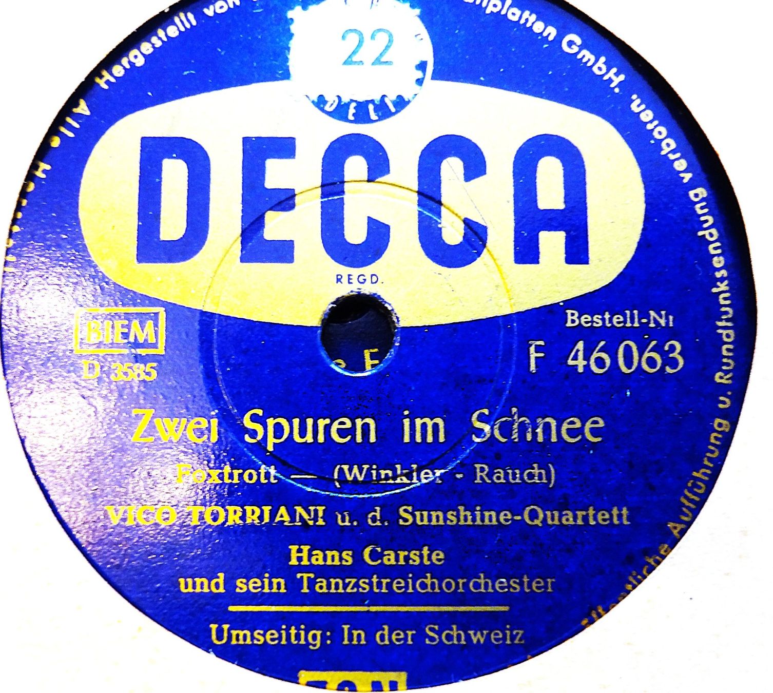 Dischi in vinile: Vico Torriani, Album mit 12 Schellackplatten – Usato da Hemishofen venduto da Phonomandy 4
