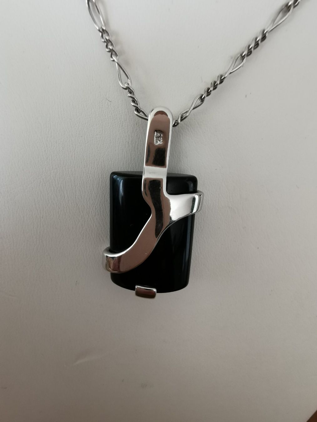 Anhänger: 925/- Silber rhod. Onyx Anhänger – Neu und originalverpackt aus Dierikon von Buntspecht-10 3