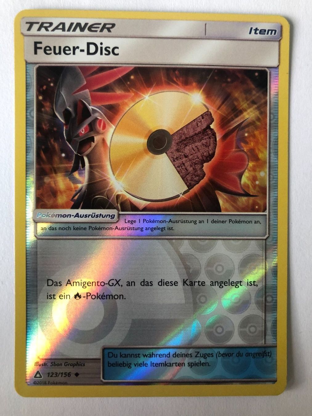 Pokémon Sammelbilder & Trading cards: Feuer-Disc - Reverse Holo - Pokemon TCG – Neu (gemäss Beschreibung) aus Nussbaumen AG von Pika-Shop