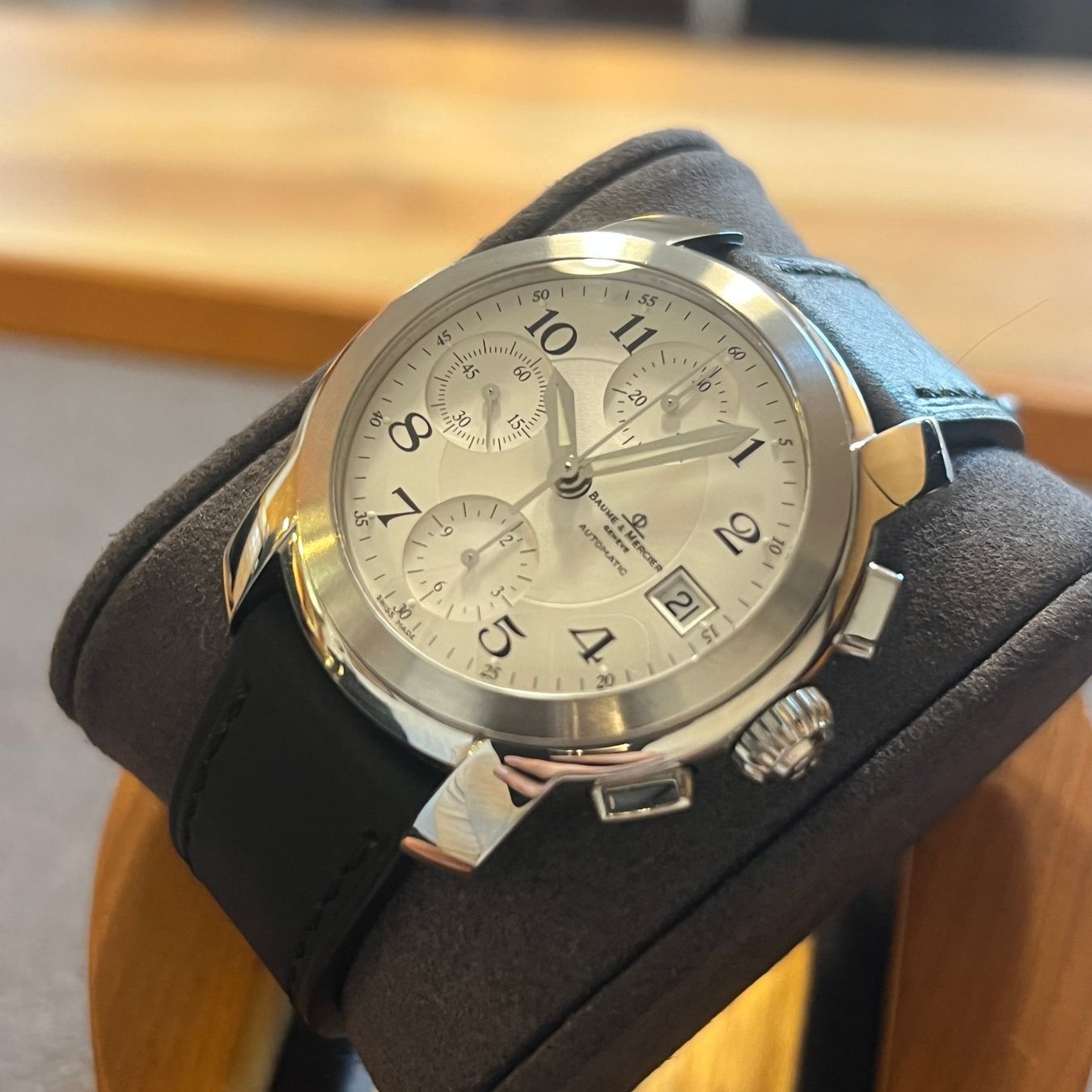 Baume & Mercier Orologi: Baume & Mercier Capeland Chronograph MVO45216 – Usato da Carouge GE venduto da Watchaser 8