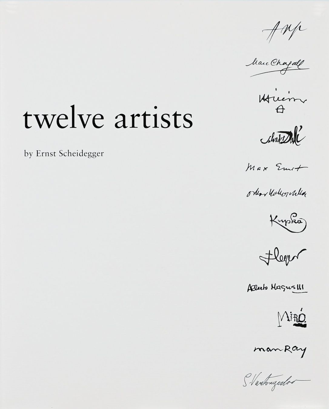Libri: ERNST SCHEIDEGGER - TWELVE ARTISTS - 2003 – Usato da Goldach venduto da Gaip 6