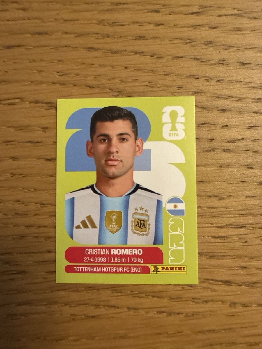 Panini Carte collezionabili: Sticker FIFA World Cup 2026 ARG4 – Nuovo (secondo la descrizione) da Schaffhausen venduto da lauralala123 1