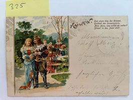 Alte Ansichtskarte Maiwein von 1899