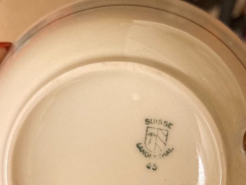 Set di piatti: Geschirrset Langenthal, vintage, 22-teilig – Usato da Luzern venduto da AM2nd 9
