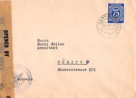 alter ZENSUR-Brief - STUTTGART-SILLENBUCH - ab 1.--