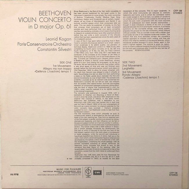 Dischi in vinile: Beethoven – Violinkonzert (LP, Leonid Kogan) – Usato da Grüningen venduto da azulamarillo_vinyl 1