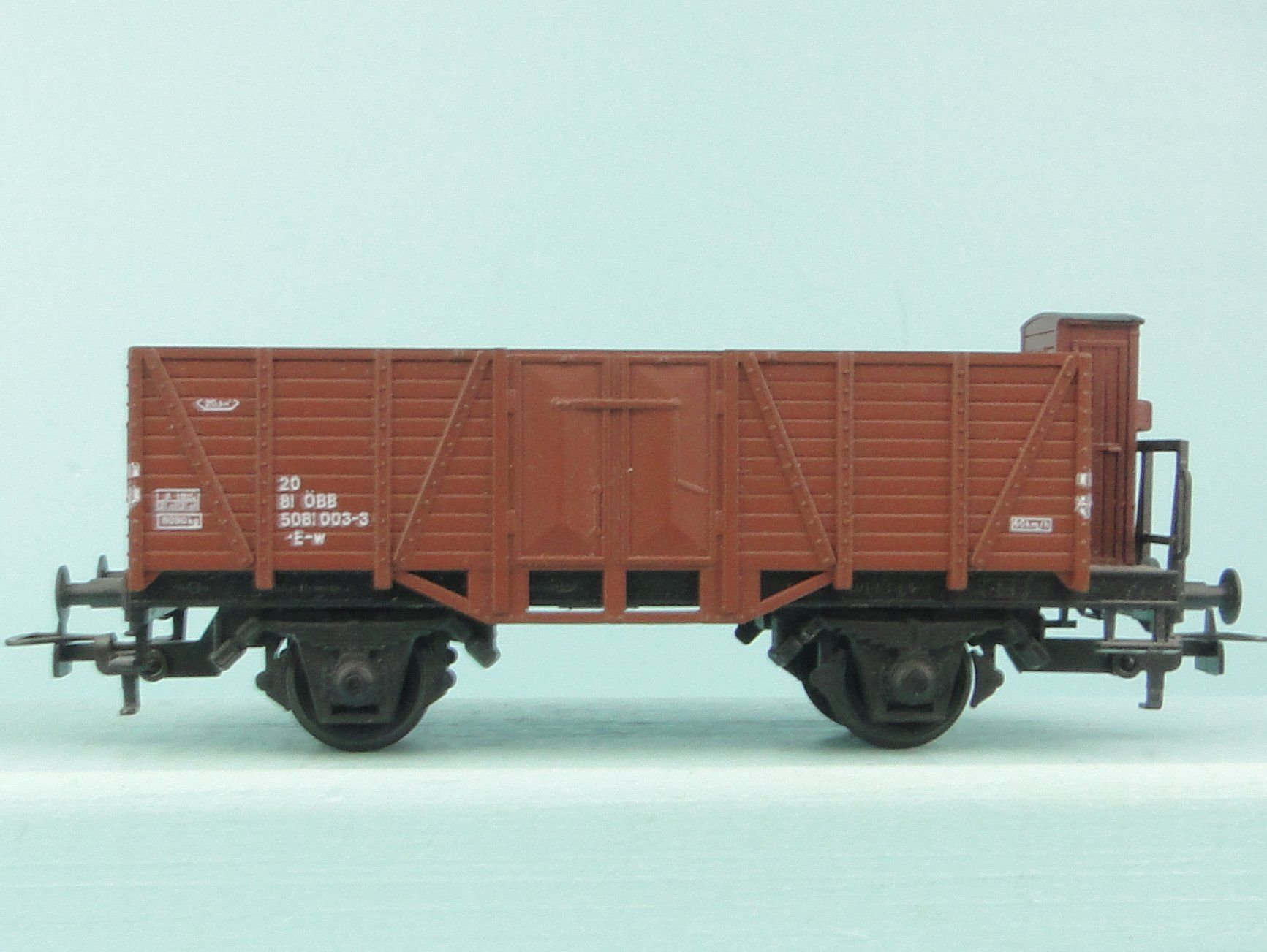 Kleinbahn Modellini di ferrovie: Kleinbahn H0 2 X Offene Güterwagen – Usato da Bülach venduto da cann11 4