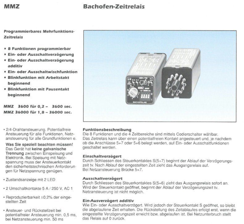 Elektronikbauteile: Programmierbares Zeitrelais – Neu (gemäss Beschreibung) aus Uerikon von Kdp529 3