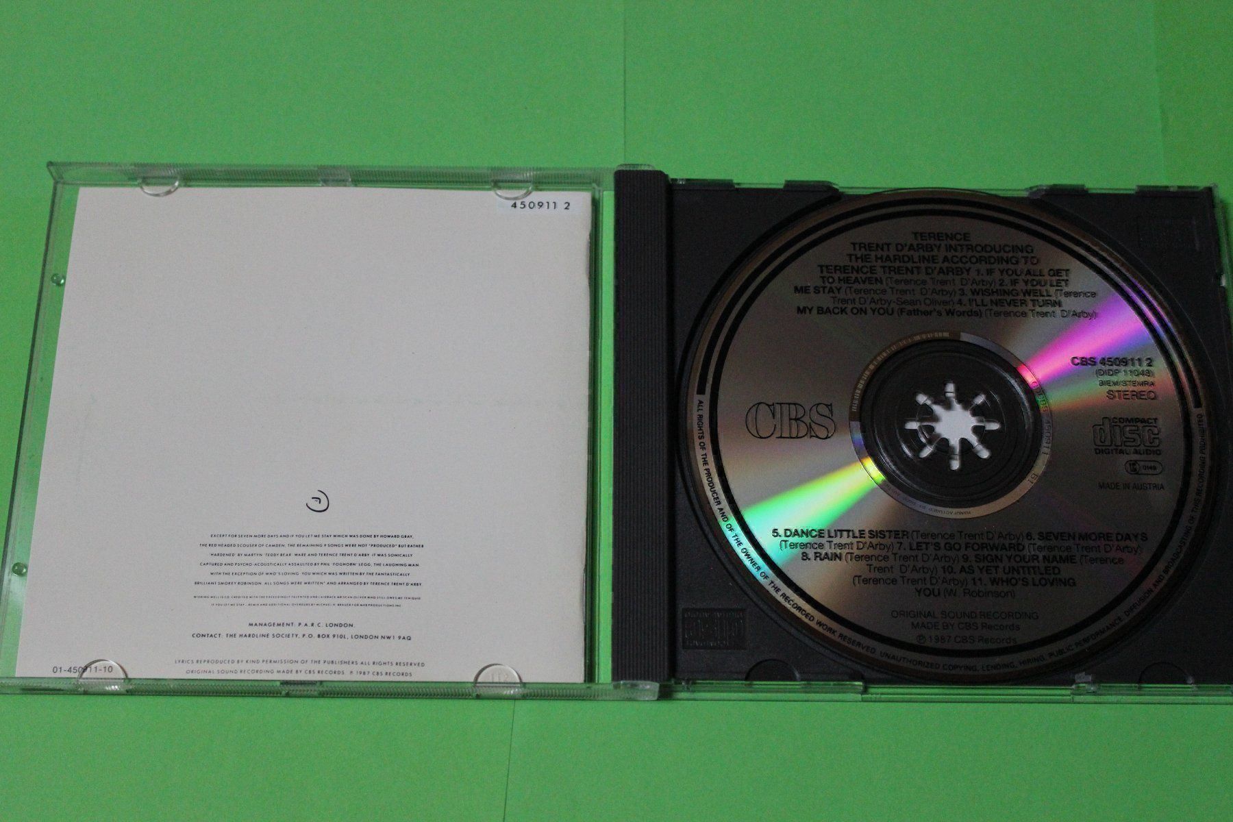 CD: INTRODUCING THE HARDLINE ACCORDING TERENCE TRENT D'ARBY CD – Usato da Tübach venduto da JamesStone 3