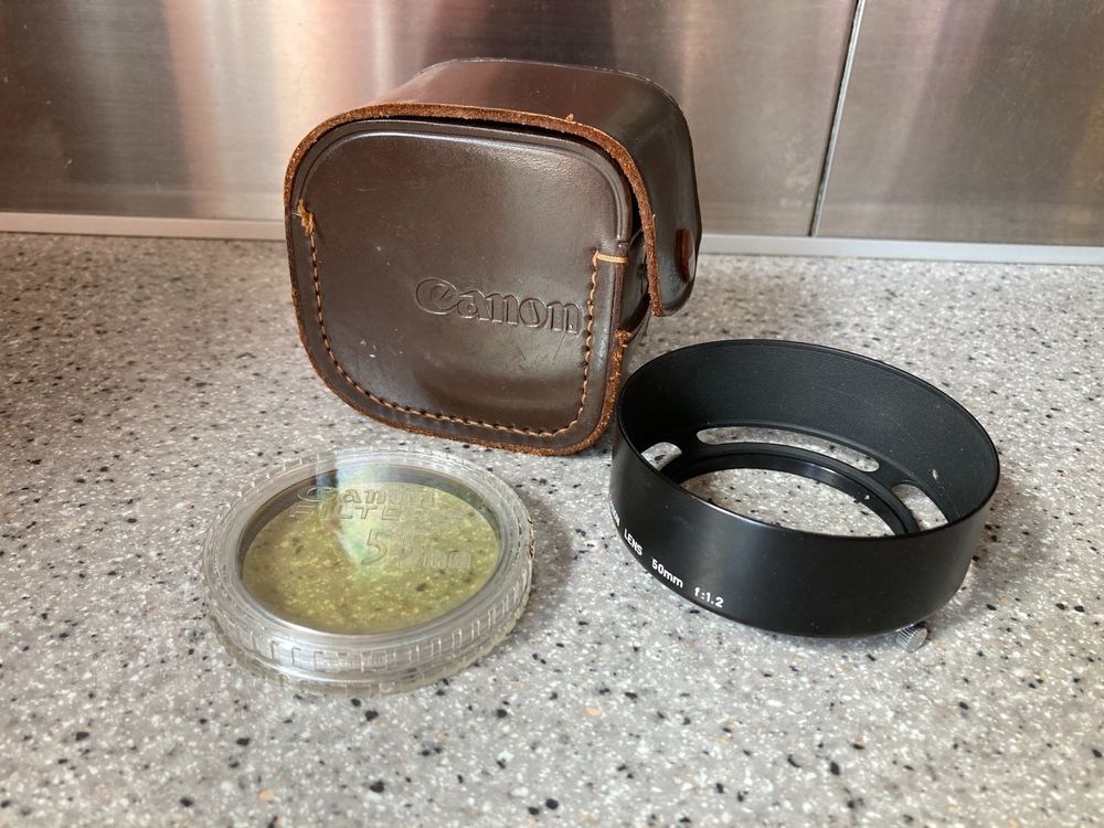 Accessoires Rolleiflex Années 60 – Filtre Jaune Et Pare-soleil