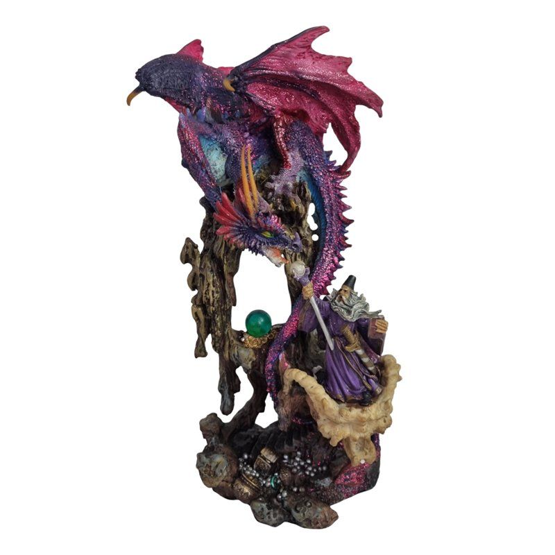 Figurines: ELEGATE Drache mit Zauberer | 35 x 16 cm – D'occasion à Wangen b. Olten par Restwert_Wangen 2