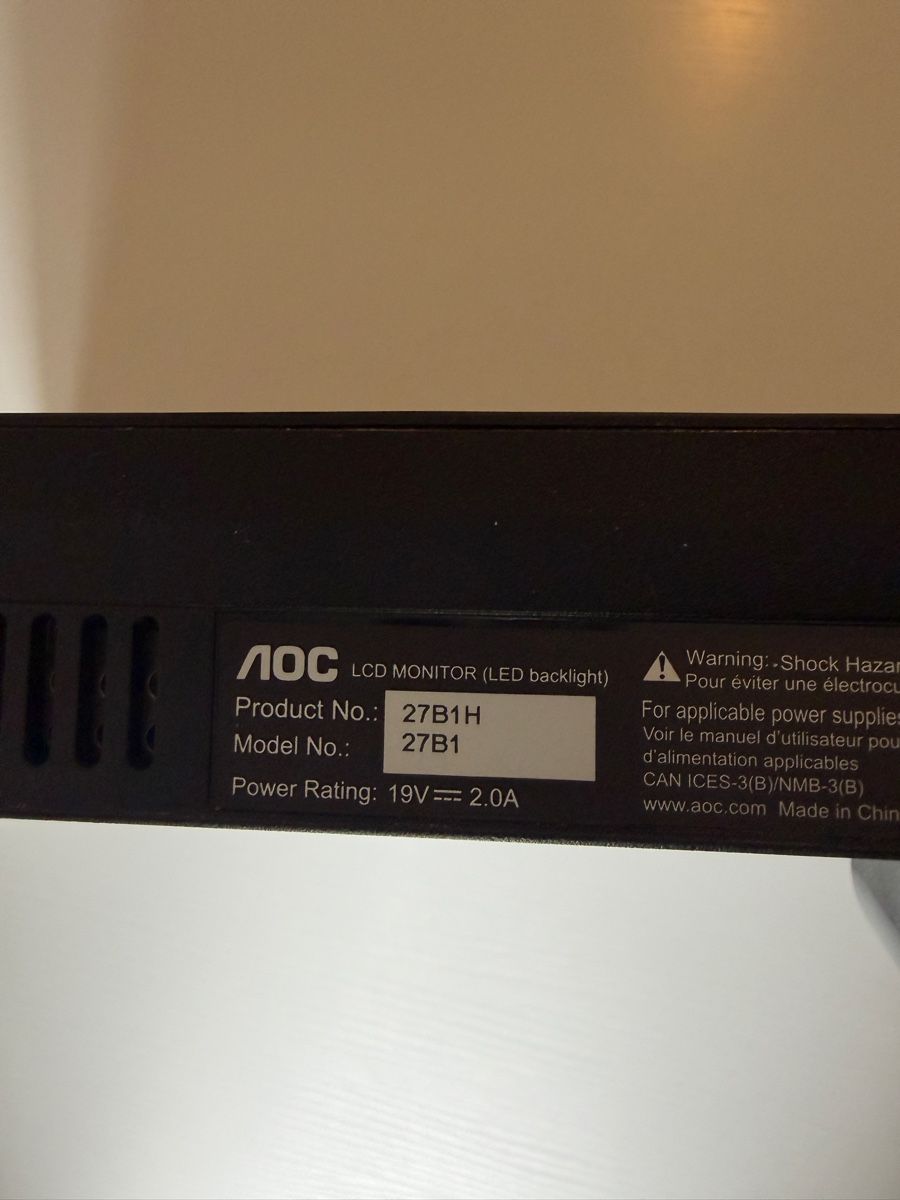AOC Monitore: Monitor 27 Zoll – Gebraucht aus Dänikon ZH von pingu9797 2